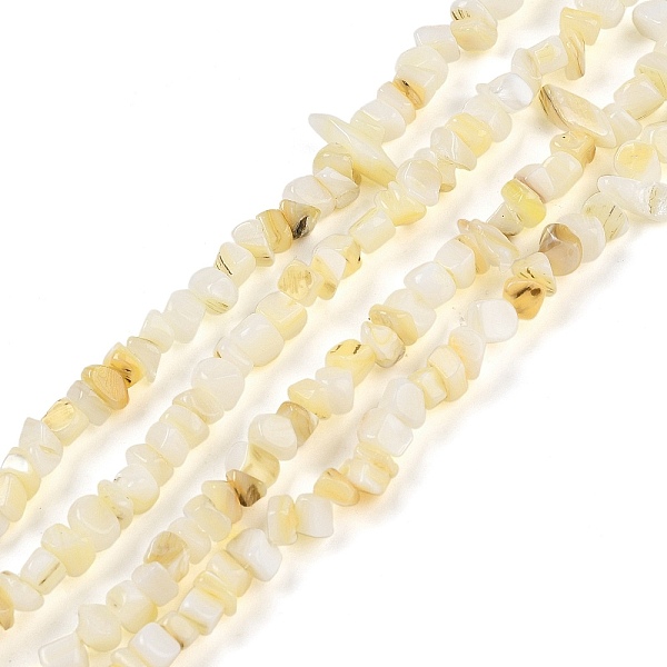 PandaHall Natural Freshwater Shell Beads Strands, Nuggets, Light Goldenrod Yellow, 2~5.5x5~17x5~8mm, Hole: 0.7mm, 29.53 inch(75cm)...
PandaHall Natural Freshwater Shell Beads Strands, Nuggets, Light Goldenrod Yellow, 2~5.5x5~17x5~8mm, Hole: 0.7mm, 29.53 inch(75cm)...