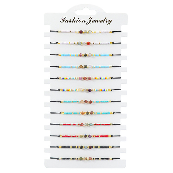 PandaHall Bohemian Style Colorful Gemstone Beaded Lucky Bracelet for Women Glass Multicolor
PandaHall Bohemian Style Colorful Gemstone Beaded Lucky Bracelet for Women Glass Multicolor