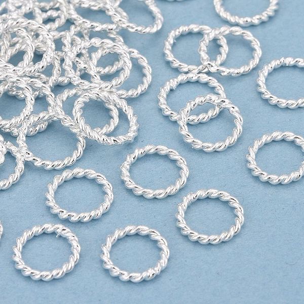 PandaHall Brass Soldered Jump Rings, Closed Jump Rings, Twist Ring, Silver, 8x1mm, Inner Diameter: 5.5mm Brass
PandaHall Brass Soldered Jump Rings, Closed Jump Rings, Twist Ring, Silver, 8x1mm, Inner Diameter: 5.5mm Brass