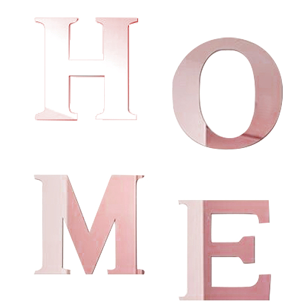 PandaHall CREATCABIN 4Pcs Acrylic Mirror Home Sign Letters 3D Wall Sticker Wall Art Decals Decor Self Adhesive Removable Eco-Friendly for..., Pink
PandaHall CREATCABIN 4Pcs Acrylic Mirror Home Sign Letters 3D Wall Sticker Wall Art Decals Decor Self Adhesive Removable Eco-Friendly for..., Pink
