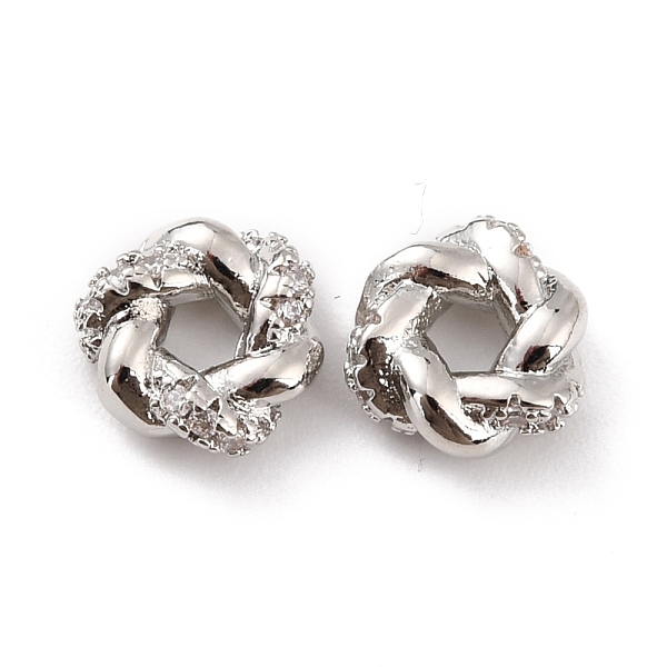 PandaHall Brass Micro Pave Clear Cubic Zirconia Beads, Long-Lasting Plated, Cadmium Free & Lead Free, Flat Round, Platinum, 7.5x3mm, Hole...
PandaHall Brass Micro Pave Clear Cubic Zirconia Beads, Long-Lasting Plated, Cadmium Free & Lead Free, Flat Round, Platinum, 7.5x3mm, Hole...