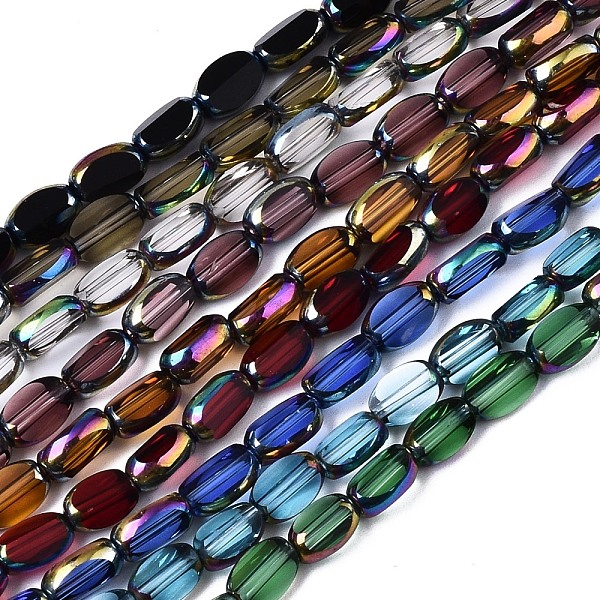 PandaHall Electroplate Glass Beads Strands, Edge AB Color Plated, Oval, Mixed Color, 6.5x4x3mm, Hole: 0.8mm, about 80pcs/strand, 20.08 inch..., Multicolor
PandaHall Electroplate Glass Beads Strands, Edge AB Color Plated, Oval, Mixed Color, 6.5x4x3mm, Hole: 0.8mm, about 80pcs/strand, 20.08 inch..., Multicolor