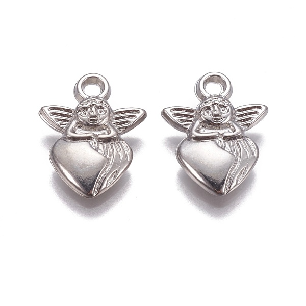 PandaHall CCB Plastic Pendants, Angel and Heart, Platinum, 19x14.5x4mm, Hole: 2mm Plastic Heart
PandaHall CCB Plastic Pendants, Angel and Heart, Platinum, 19x14.5x4mm, Hole: 2mm Plastic Heart