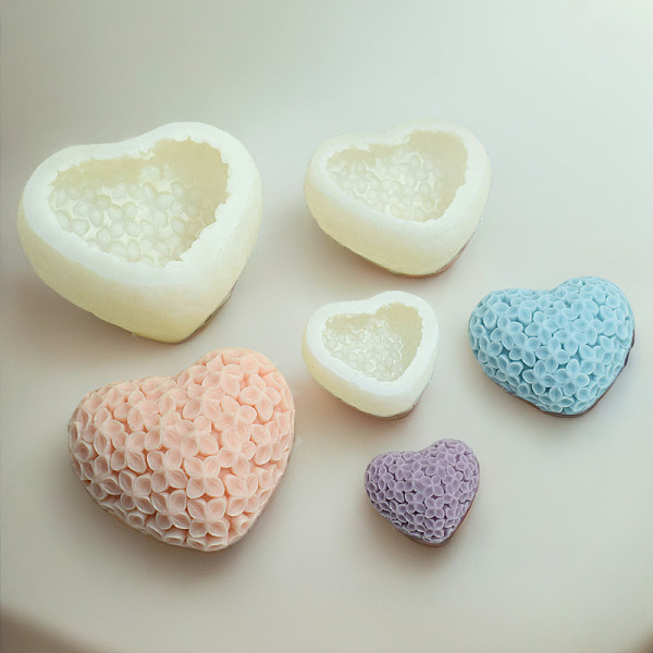 PandaHall Valentine's Day Flower Heart Candle Silicone Molds, For Scented Candle Making, White, 10x11x5.1cm, Inner Diameter: 8.6x6.85cm...
PandaHall Valentine's Day Flower Heart Candle Silicone Molds, For Scented Candle Making, White, 10x11x5.1cm, Inner Diameter: 8.6x6.85cm...