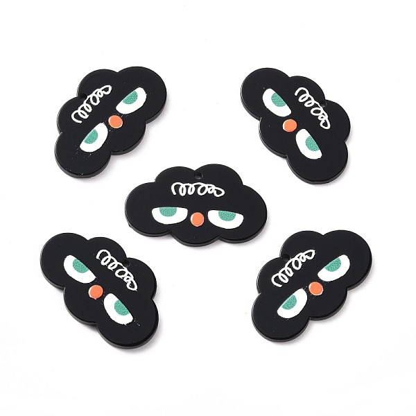 PandaHall Opaque Acrylic Pendants, Cloud with Eyes and Mouth, Black, 23x37x2.5mm, Hole: 1.6mm Acrylic Cloud Black
PandaHall Opaque Acrylic Pendants, Cloud with Eyes and Mouth, Black, 23x37x2.5mm, Hole: 1.6mm Acrylic Cloud Black