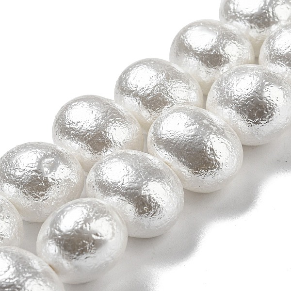 PandaHall Natural Wrinkle Shell Beads Strands, Textured Oval, White, 12.5~13x15~15.5x12mm, Hole: 0.8mm, about 32pcs/strand, 16.14 inch(41cm)...
PandaHall Natural Wrinkle Shell Beads Strands, Textured Oval, White, 12.5~13x15~15.5x12mm, Hole: 0.8mm, about 32pcs/strand, 16.14 inch(41cm)...