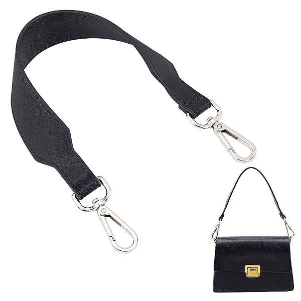 PandaHall WADORN Genuine Leather Handbag Handle Strap, 16.5 inch Leather Short Purse Handle Replacement Wide Clutch Strap DIY Bag Making..., Black
PandaHall WADORN Genuine Leather Handbag Handle Strap, 16.5 inch Leather Short Purse Handle Replacement Wide Clutch Strap DIY Bag Making..., Black