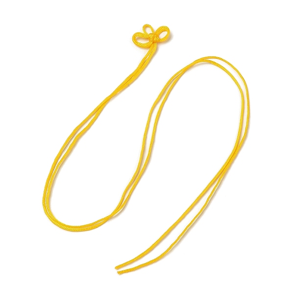 PandaHall Nylon Lucky Knot Cord Amulet Yuki Pendant Decorations, for Lucky Charm Knot, Gold, 392~400mm Nylon Others Gold
PandaHall Nylon Lucky Knot Cord Amulet Yuki Pendant Decorations, for Lucky Charm Knot, Gold, 392~400mm Nylon Others Gold