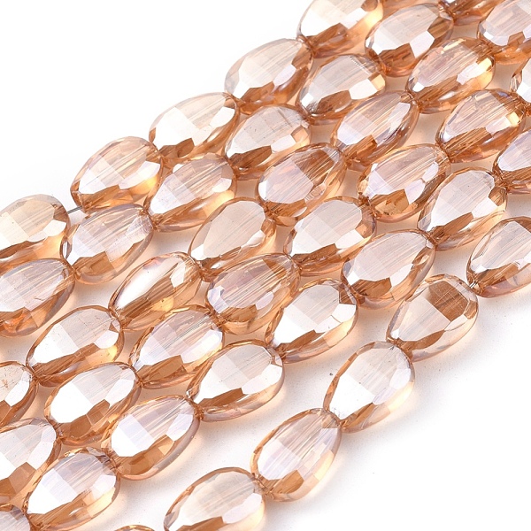 PandaHall Electroplate Glass Beads Strands, Pearl Luster Plated, Faceted, Teardrop, Navajo White, 9x6x4.5mm, Hole: 1.2mm, about 79pcs/Strand..., Orange
PandaHall Electroplate Glass Beads Strands, Pearl Luster Plated, Faceted, Teardrop, Navajo White, 9x6x4.5mm, Hole: 1.2mm, about 79pcs/Strand..., Orange
