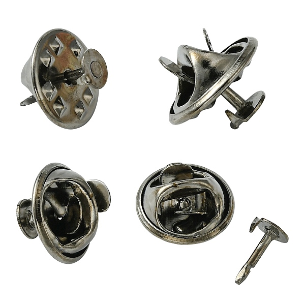 PandaHall Brass Lapel Pin Backs, Tie Tack Pin, Brooch Findings, Gunmetal, Tray: 11~12mm, Pin: 5x8mm Brass
PandaHall Brass Lapel Pin Backs, Tie Tack Pin, Brooch Findings, Gunmetal, Tray: 11~12mm, Pin: 5x8mm Brass