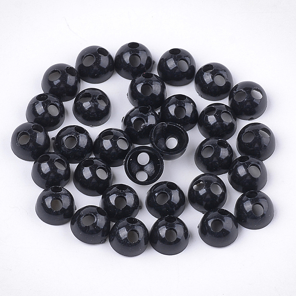 PandaHall Opaque AS Plastic Buttons, End Caps, Hair Findings, DIY Hair Tie Accessories, Black, 9.5x6mm, Hole: 2.5mm, Inner Diameter: 7.5mm...
PandaHall Opaque AS Plastic Buttons, End Caps, Hair Findings, DIY Hair Tie Accessories, Black, 9.5x6mm, Hole: 2.5mm, Inner Diameter: 7.5mm...