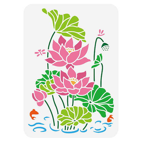 PandaHall Plastic Drawing Painting Stencils Templates, for Painting on Scrapbook Fabric Tiles Floor Furniture Wood, Rectangle, Flower...
PandaHall Plastic Drawing Painting Stencils Templates, for Painting on Scrapbook Fabric Tiles Floor Furniture Wood, Rectangle, Flower...