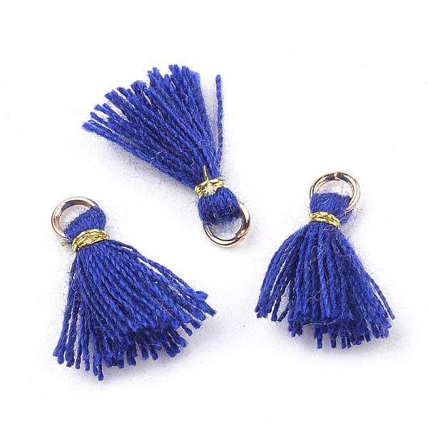 PandaHall Polycotton(Polyester Cotton) Tassel Pendant Decorations, Mini Tassel, with Iron Findings and Metallic Cord, Light Gold, Blue...
PandaHall Polycotton(Polyester Cotton) Tassel Pendant Decorations, Mini Tassel, with Iron Findings and Metallic Cord, Light Gold, Blue...