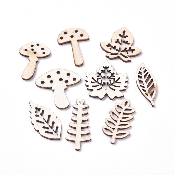 PandaHall Autumn Theme Laser Cut Wood Shapes, Unfinished Wooden Embellishments, Poplar Wood Cabochons, Leaf & Mushroom, Blanched Almond..., Orange
PandaHall Autumn Theme Laser Cut Wood Shapes, Unfinished Wooden Embellishments, Poplar Wood Cabochons, Leaf & Mushroom, Blanched Almond..., Orange
