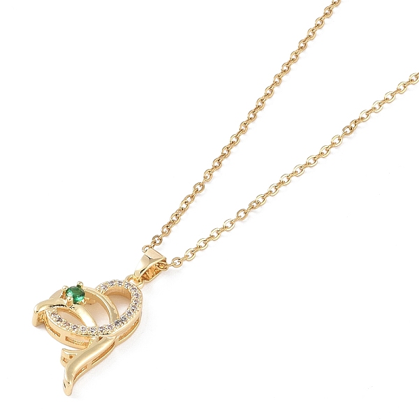 PandaHall 201 Stainless Steel Cable Chain Necklaces, Brass Micro Pave Cubic Zirconia Pendant Necklaces, Heart, Real 18K Gold Plated, 16.06..., Clear
PandaHall 201 Stainless Steel Cable Chain Necklaces, Brass Micro Pave Cubic Zirconia Pendant Necklaces, Heart, Real 18K Gold Plated, 16.06..., Clear