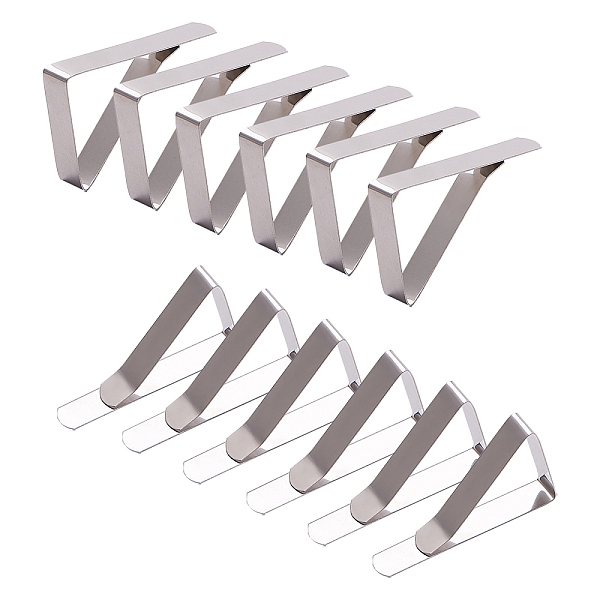 PandaHall Stainless Steel Tablecloth Clips, Table Cover Clamps Skirt Clips, for Home Kitchen Restaurant Picnic Tables, Stainless Steel Color...
PandaHall Stainless Steel Tablecloth Clips, Table Cover Clamps Skirt Clips, for Home Kitchen Restaurant Picnic Tables, Stainless Steel Color...