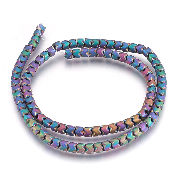 PandaHall Electroplate Non-magnetic Synthetic Hematite Bead Strands, Frosted, Column, Multi-color Plated, 5x4mm, Hole: 1mm, about...
PandaHall Electroplate Non-magnetic Synthetic Hematite Bead Strands, Frosted, Column, Multi-color Plated, 5x4mm, Hole: 1mm, about...