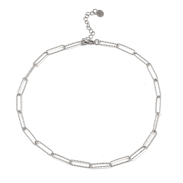 PandaHall 304 Stainless Steel Paperclip Chain Necklace, Stainless Steel Color, 16-1/2~17 inch(42~43.2cm) 304 Stainless Steel
PandaHall 304 Stainless Steel Paperclip Chain Necklace, Stainless Steel Color, 16-1/2~17 inch(42~43.2cm) 304 Stainless Steel
