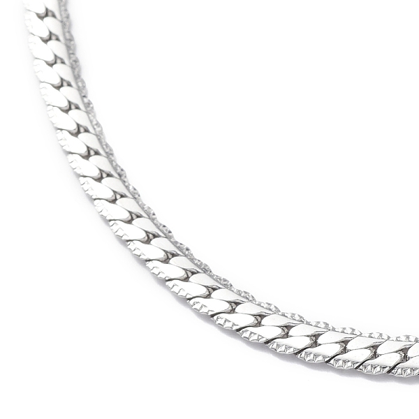 PandaHall 304 Stainless Steel Cuban Link Chain Necklace for Men Women, Stainless Steel Color, 23.46~23.54 inch(59.6cm) 304 Stainless Steel
PandaHall 304 Stainless Steel Cuban Link Chain Necklace for Men Women, Stainless Steel Color, 23.46~23.54 inch(59.6cm) 304 Stainless Steel