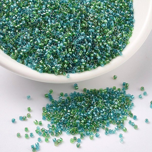 PandaHall MIYUKI Delica Beads, Cylinder, Japanese Seed Beads, 11/0, (DB0984) Sparkling Lined Aqua Fresco Mix(Aqua Teal Green) , 1.3x1.6mm..., Cyan
PandaHall MIYUKI Delica Beads, Cylinder, Japanese Seed Beads, 11/0, (DB0984) Sparkling Lined Aqua Fresco Mix(Aqua Teal Green) , 1.3x1.6mm..., Cyan