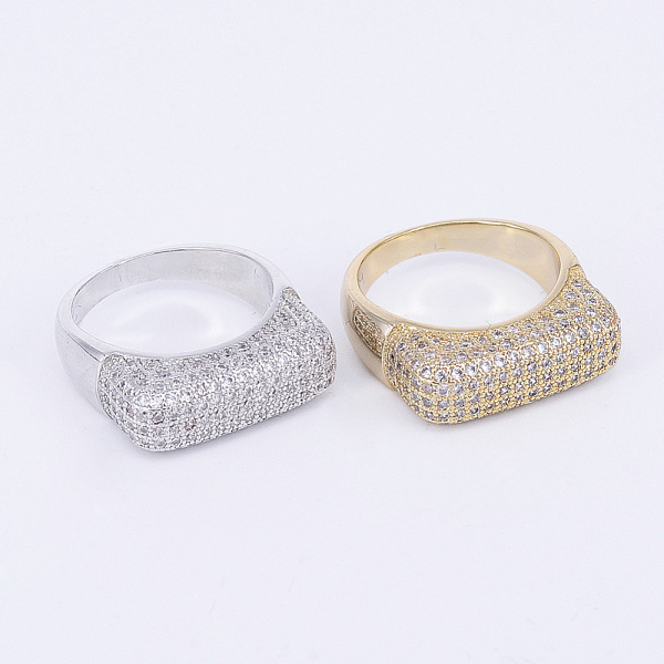PandaHall Brass Micro Pave Cubic Zirconia Finger Rings, Handbag, Mixed Color, 16~19mm Brass+Cubic Zirconia Clear
PandaHall Brass Micro Pave Cubic Zirconia Finger Rings, Handbag, Mixed Color, 16~19mm Brass+Cubic Zirconia Clear