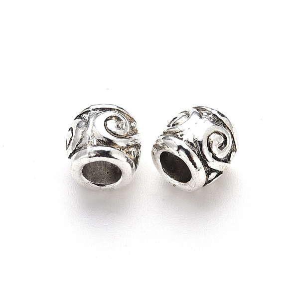 PandaHall Tibetan Style Alloy European Beads, Large Hole Beads, Cadmium Free & Lead Free, Column, Antique Silver, 8x9mm, Hole: 4.5mm, about...
PandaHall Tibetan Style Alloy European Beads, Large Hole Beads, Cadmium Free & Lead Free, Column, Antique Silver, 8x9mm, Hole: 4.5mm, about...