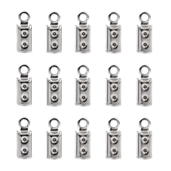 PandaHall 304 Stainless Steel Folding Crimp Ends, Fold Over Crimp Cord Ends, Stainless Steel Color, 10x3mm, Hole: 1.5mm, Inner Diameter: 2mm...
PandaHall 304 Stainless Steel Folding Crimp Ends, Fold Over Crimp Cord Ends, Stainless Steel Color, 10x3mm, Hole: 1.5mm, Inner Diameter: 2mm...