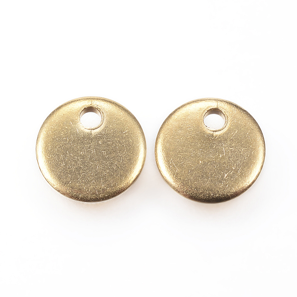 PandaHall Ion Plating(IP) 304 Stainless Steel Charms, Flat Round, Stamping Blank Tag, Golden, 6x1mm, Hole: 1mm 304 Stainless Steel Flat...
PandaHall Ion Plating(IP) 304 Stainless Steel Charms, Flat Round, Stamping Blank Tag, Golden, 6x1mm, Hole: 1mm 304 Stainless Steel Flat...