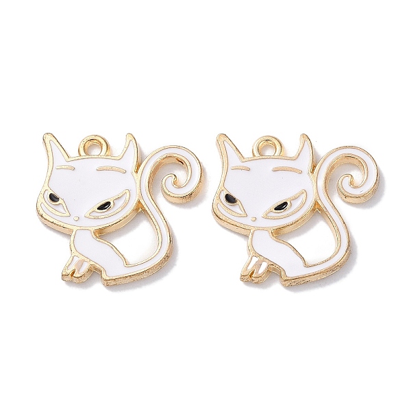PandaHall Alloy Enamel Pendants, Golden, Animals Theme Charm, Cat Shape, 19x20x1.5mm, Hole: 1.5mm Alloy+Enamel Cat Shape
PandaHall Alloy Enamel Pendants, Golden, Animals Theme Charm, Cat Shape, 19x20x1.5mm, Hole: 1.5mm Alloy+Enamel Cat Shape