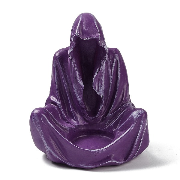 PandaHall Resin Tealight Candle Holders, Halloween Death Candlestick, Purple, 12.8x11.6x15.3cm, Inner Diameter: 4.5cm Resin Ghost Purple
PandaHall Resin Tealight Candle Holders, Halloween Death Candlestick, Purple, 12.8x11.6x15.3cm, Inner Diameter: 4.5cm Resin Ghost Purple