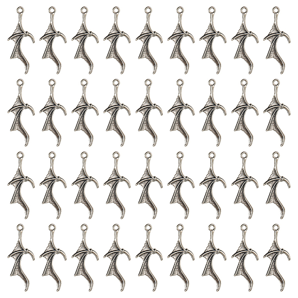 PandaHall SUNNYCLUE Tibetan Style Alloy Pendants, Bat Wing Charms, Antique Silver, 31x12.5x2mm, Hole: 1.5mm, 100pcs/box Alloy Wing
PandaHall SUNNYCLUE Tibetan Style Alloy Pendants, Bat Wing Charms, Antique Silver, 31x12.5x2mm, Hole: 1.5mm, 100pcs/box Alloy Wing
