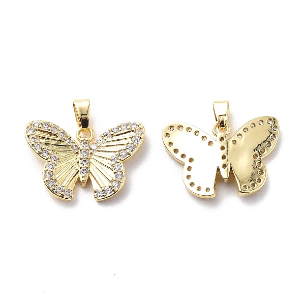 PandaHall Brass Cubic Zirconia Pendants, Butterfly Charm, Real 18K Gold Plated, Clear, 15x21x3.5mm, Hole: 2.5x4.5mm Brass+Cubic Zirconia...
PandaHall Brass Cubic Zirconia Pendants, Butterfly Charm, Real 18K Gold Plated, Clear, 15x21x3.5mm, Hole: 2.5x4.5mm Brass+Cubic Zirconia...