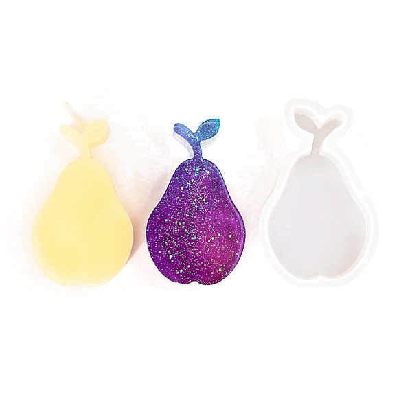 PandaHall DIY Silicone Candle Molds, for Scented Candle Making, Pear, 9.9x6.3x2.6cm Silicone Pear
PandaHall DIY Silicone Candle Molds, for Scented Candle Making, Pear, 9.9x6.3x2.6cm Silicone Pear