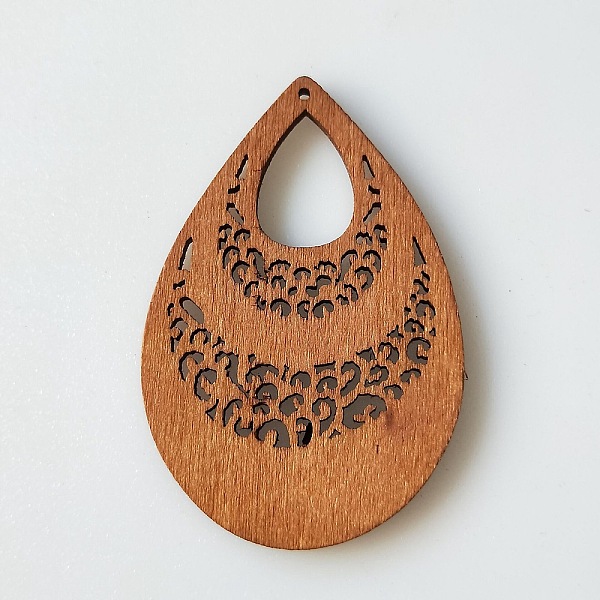 PandaHall Maple Wood Pendants, Hollow, Teardrop, Sienna, 60x39x2mm, Hole: 1.5mm Wood Teardrop Brown
PandaHall Maple Wood Pendants, Hollow, Teardrop, Sienna, 60x39x2mm, Hole: 1.5mm Wood Teardrop Brown