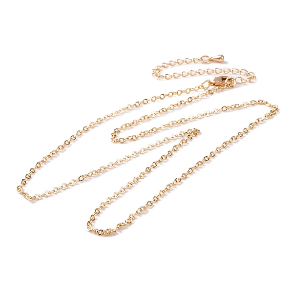 PandaHall Brass Cable Chain Necklaces, Real 18K Gold Plated, 21.26 inch(540mm) Brass
PandaHall Brass Cable Chain Necklaces, Real 18K Gold Plated, 21.26 inch(540mm) Brass