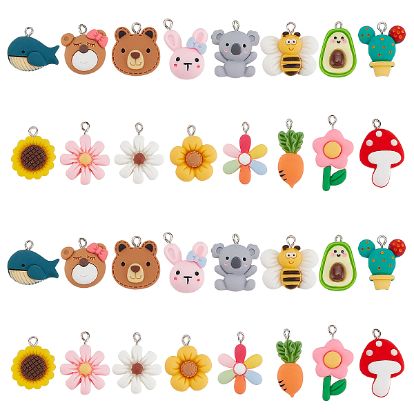 PandaHall CHGCRAFT 32Pcs 16 Style Cute Resin Charms Cartoon Slime Charms Colorful Slime Charms Animal Resin Pendant Fruit Resin Charms for...
PandaHall CHGCRAFT 32Pcs 16 Style Cute Resin Charms Cartoon Slime Charms Colorful Slime Charms Animal Resin Pendant Fruit Resin Charms for...