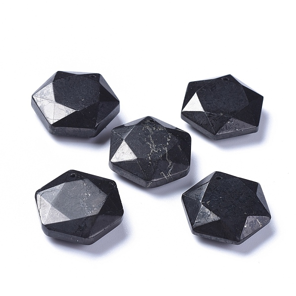 PandaHall Natural Shungite Pendants, Hexagon, Faceted, 23x20x7.5mm, Hole: 1.2mm Shungite Hexagon
PandaHall Natural Shungite Pendants, Hexagon, Faceted, 23x20x7.5mm, Hole: 1.2mm Shungite Hexagon