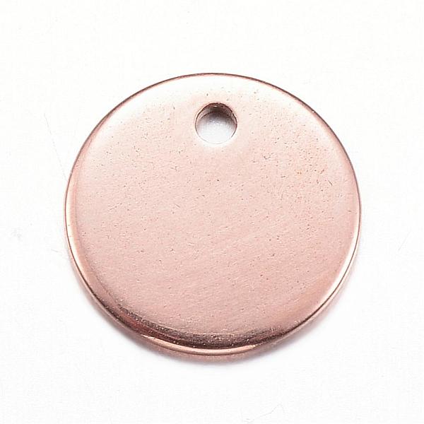 PandaHall Ion Plating(IP) 304 Stainless Steel Stamping Blank Tag Charms, Flat Round, Rose Gold, 10x1mm, Hole: 1mm 304 Stainless Steel Flat...
PandaHall Ion Plating(IP) 304 Stainless Steel Stamping Blank Tag Charms, Flat Round, Rose Gold, 10x1mm, Hole: 1mm 304 Stainless Steel Flat...