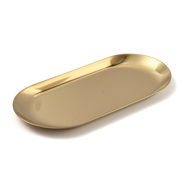 PandaHall 201 Stainless Steel Tray, Storage Tray, Cosmetics Jewelry Organizer, Oval, Golden, 17.7x8.4x0.87cm Stainless Steel
PandaHall 201 Stainless Steel Tray, Storage Tray, Cosmetics Jewelry Organizer, Oval, Golden, 17.7x8.4x0.87cm Stainless Steel