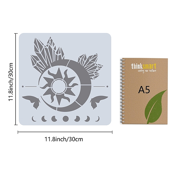 PandaHall Gorgecraft 4Pcs 4 Style Plastic Drawing Painting Stencils Templates, Square, Sun Pattern, 30x30cm, 1pc/style Plastic Sun
PandaHall Gorgecraft 4Pcs 4 Style Plastic Drawing Painting Stencils Templates, Square, Sun Pattern, 30x30cm, 1pc/style Plastic Sun