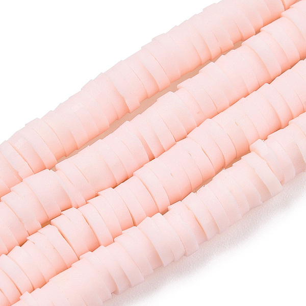 PandaHall Flat Round Handmade Polymer Clay Bead Spacers, Pink, 4x1mm, Hole: 1mm, about 380~400pcs/strand, 17.7 inch Polymer Clay Flat Round...
PandaHall Flat Round Handmade Polymer Clay Bead Spacers, Pink, 4x1mm, Hole: 1mm, about 380~400pcs/strand, 17.7 inch Polymer Clay Flat Round...