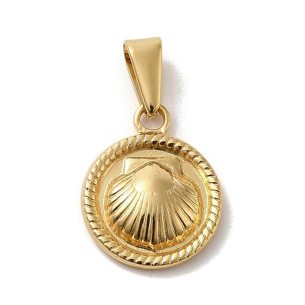PandaHall Vacuum Plating 304 Stainless Steel Pendants, Flat Round with Shell Charm, Golden, 17x15x3mm, Hole: 3x7.5mm 304 Stainless Steel...
PandaHall Vacuum Plating 304 Stainless Steel Pendants, Flat Round with Shell Charm, Golden, 17x15x3mm, Hole: 3x7.5mm 304 Stainless Steel...