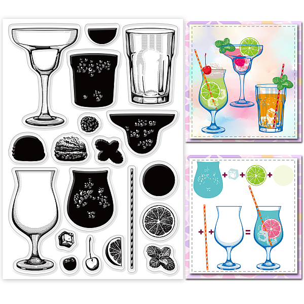 PandaHall GLOBLELAND Layering Fruit Drink Background Clear Stamps Layered Wine Silicone Clear Stamp Seals for Cards Making DIY Scrapbooking...
PandaHall GLOBLELAND Layering Fruit Drink Background Clear Stamps Layered Wine Silicone Clear Stamp Seals for Cards Making DIY Scrapbooking...