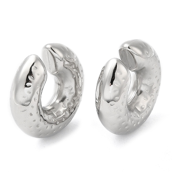 PandaHall 304 Stainless Steel Cuff Earrings, Non Piercing Earrings, Round, Stainless Steel Color, 29.5x30x10mm 304 Stainless Steel Round
PandaHall 304 Stainless Steel Cuff Earrings, Non Piercing Earrings, Round, Stainless Steel Color, 29.5x30x10mm 304 Stainless Steel Round