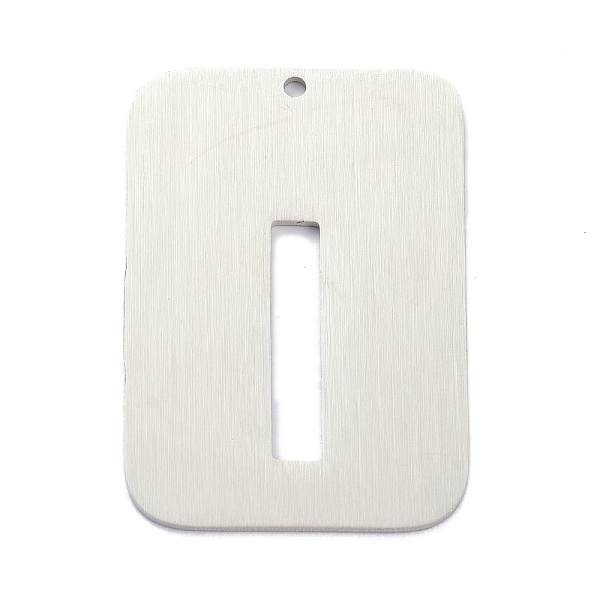 PandaHall 304 Stainless Steel Pendants, Rectangle with Alphabet, Hollow, Letter.I, 32x22x1mm, Hole: 1.5mm 304 Stainless Steel Letter I
PandaHall 304 Stainless Steel Pendants, Rectangle with Alphabet, Hollow, Letter.I, 32x22x1mm, Hole: 1.5mm 304 Stainless Steel Letter I