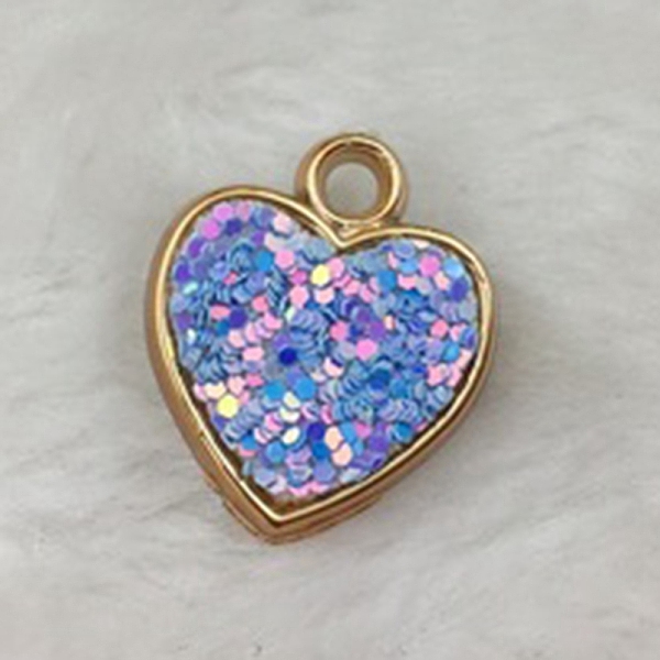 PandaHall Plastic Pendants, with Glitter Sequin, Heart, Blue, 22x18.5x3mm Plastic Heart Blue
PandaHall Plastic Pendants, with Glitter Sequin, Heart, Blue, 22x18.5x3mm Plastic Heart Blue