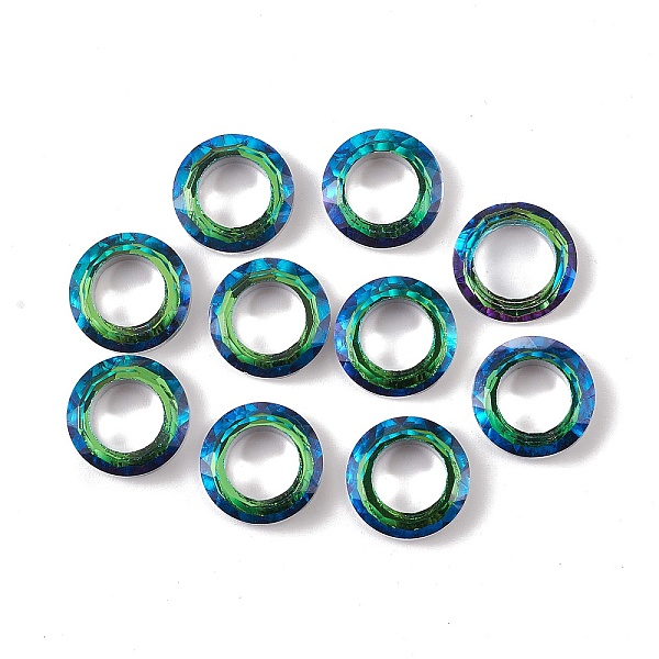 PandaHall Electroplate Glass Linking Rings, Crystal Cosmic Ring, Prism Ring, Faceted, Back Plated, Round Ring, Green, 14x3.5~4mm, Inner...
PandaHall Electroplate Glass Linking Rings, Crystal Cosmic Ring, Prism Ring, Faceted, Back Plated, Round Ring, Green, 14x3.5~4mm, Inner...