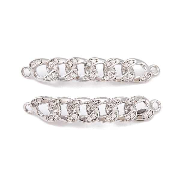 PandaHall Brass Pave Clear Cubic Zirconia Connector Charms, Twisted Chain Links, Platinum, 29x5.5x2.5mm, Hole: 1.3mm Brass+Cubic Zirconia...
PandaHall Brass Pave Clear Cubic Zirconia Connector Charms, Twisted Chain Links, Platinum, 29x5.5x2.5mm, Hole: 1.3mm Brass+Cubic Zirconia...