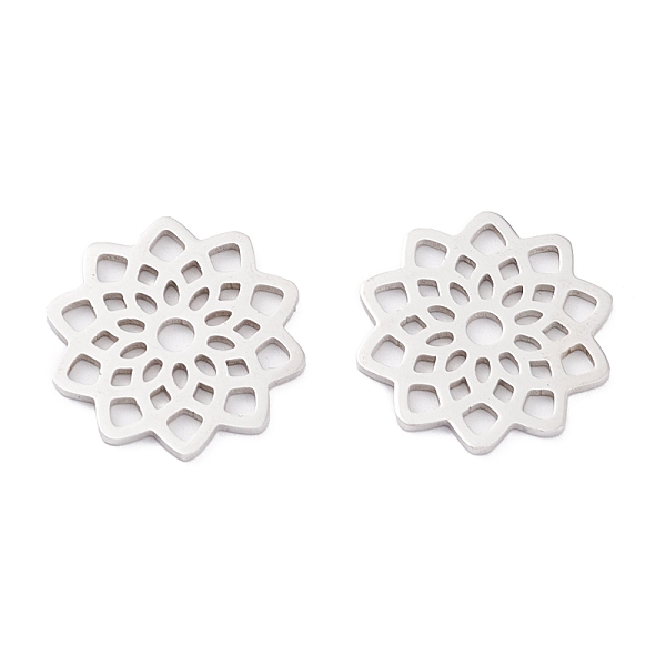PandaHall 201 Stainless Steel Pendants, Laser Cut, Manual Polishing, Flower, Stainless Steel Color, 16x16x1mm, Hole: 2mm 201 Stainless Steel...
PandaHall 201 Stainless Steel Pendants, Laser Cut, Manual Polishing, Flower, Stainless Steel Color, 16x16x1mm, Hole: 2mm 201 Stainless Steel...