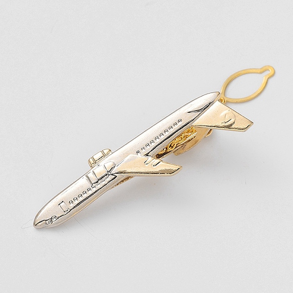 PandaHall Brass Collar Tie Clips with Chain for Men, Golden & Silver, Airplane, 60x17mm Brass Airplane
PandaHall Brass Collar Tie Clips with Chain for Men, Golden & Silver, Airplane, 60x17mm Brass Airplane